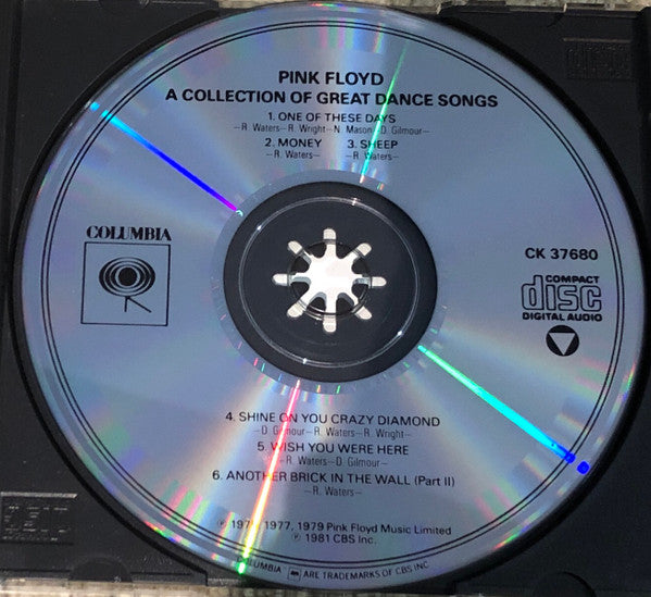 Pink Floyd : A Collection Of Great Dance Songs (CD, Comp, RE)