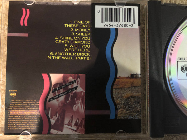 Pink Floyd : A Collection Of Great Dance Songs (CD, Comp, RE)