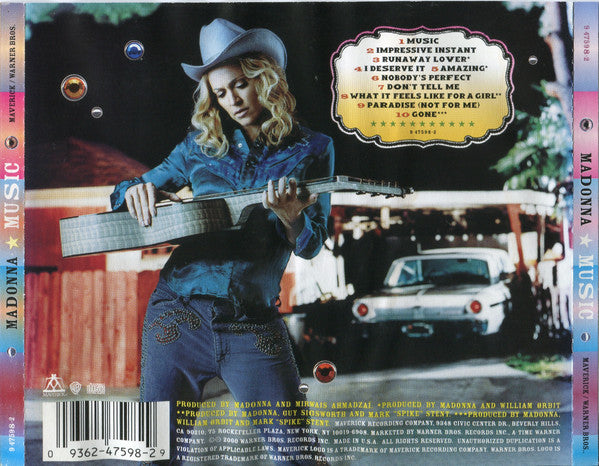 Madonna : Music (CD, Album, RE, WEA)