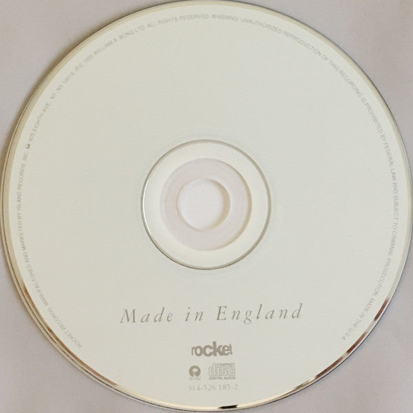 Elton John : Made In England (CD, Album)