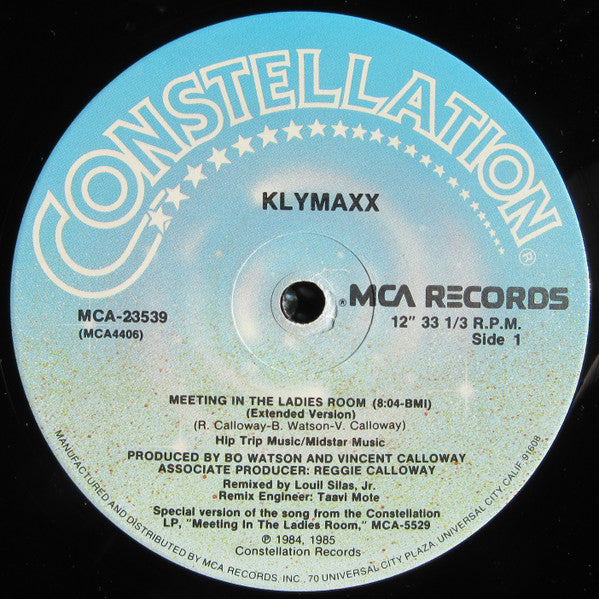 Klymaxx : Meeting In The Ladies Room (12")