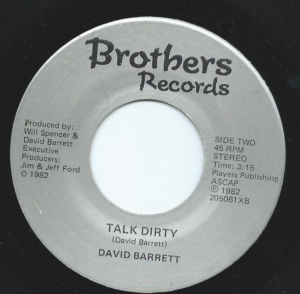 David Barrett (13) : This Song (7")