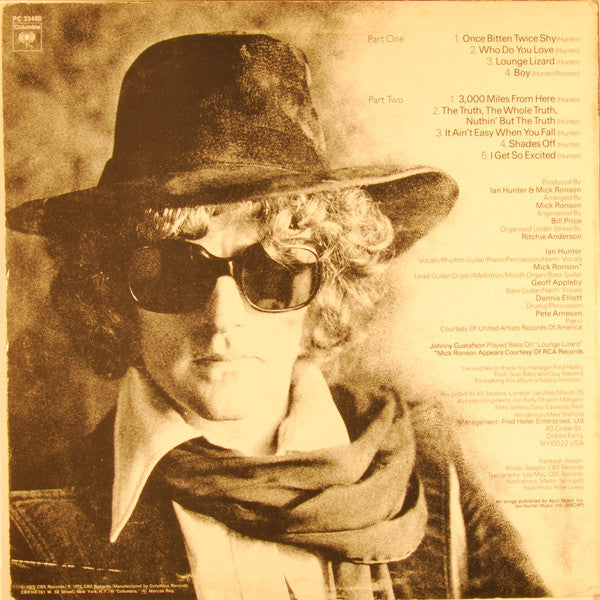 Ian Hunter : Ian Hunter (LP, Album, Ter)