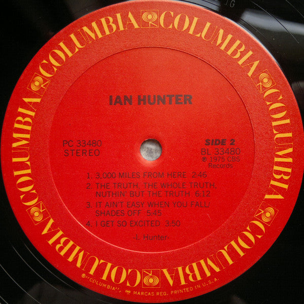 Ian Hunter : Ian Hunter (LP, Album, Ter)