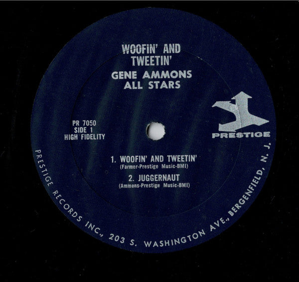 Gene Ammons' All Stars / Gene Ammons Battles Sonny Stitt : Woofin' & Tweetin' (LP, Album, Mono, RE, RM)
