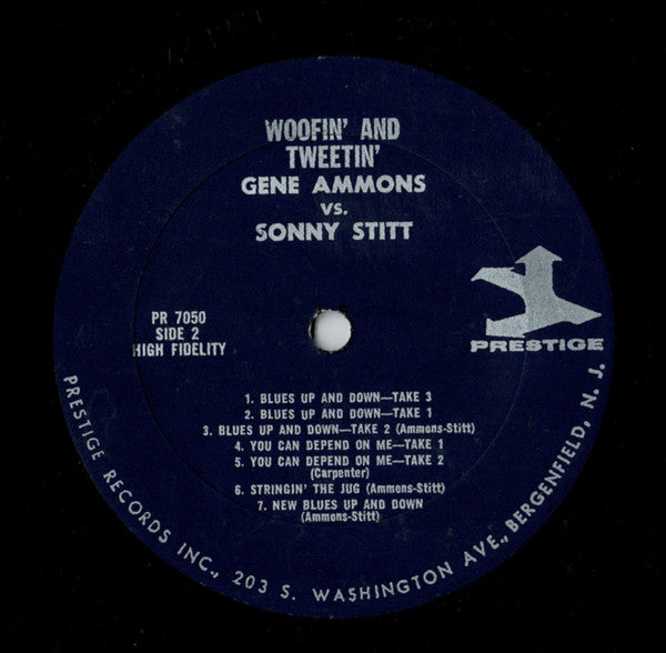 Gene Ammons' All Stars / Gene Ammons Battles Sonny Stitt : Woofin' & Tweetin' (LP, Album, Mono, RE, RM)