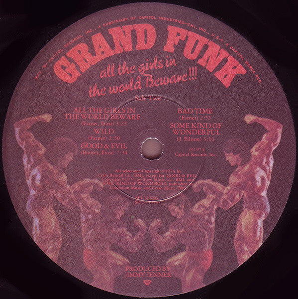 Grand Funk Railroad : All The Girls In The World Beware!!! (LP, Album, Win)