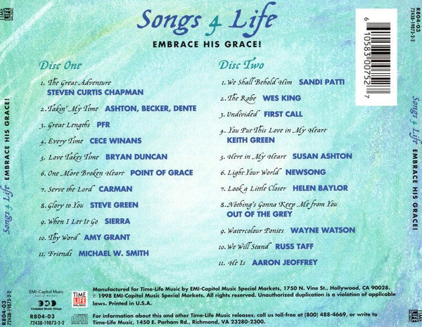 Various : Songs 4 Life: Embrace His Grace ! (2xCD, Comp)