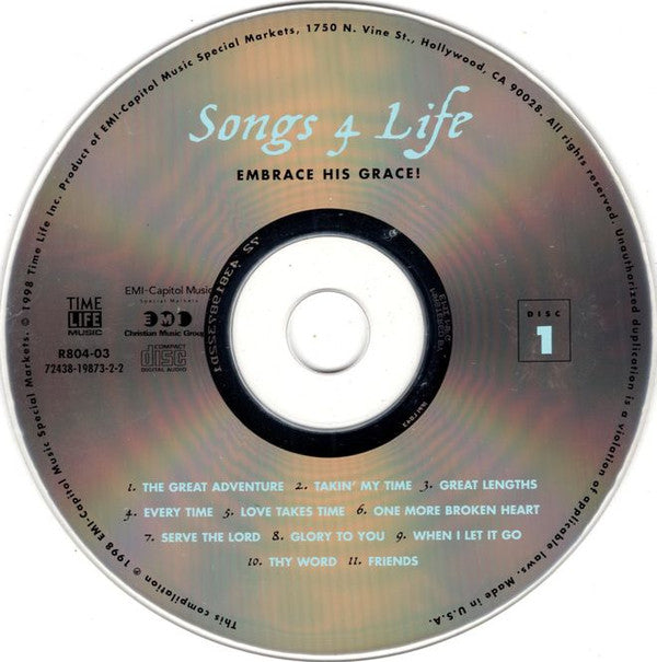 Various : Songs 4 Life: Embrace His Grace ! (2xCD, Comp)