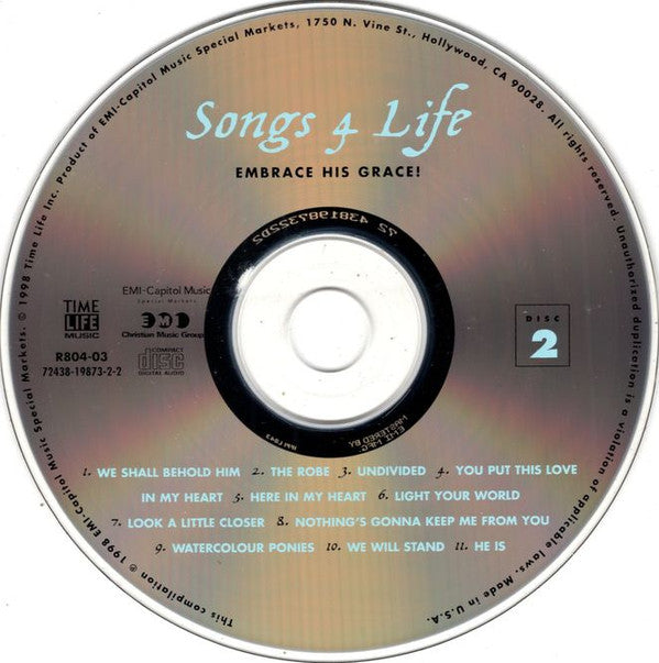 Various : Songs 4 Life: Embrace His Grace ! (2xCD, Comp)