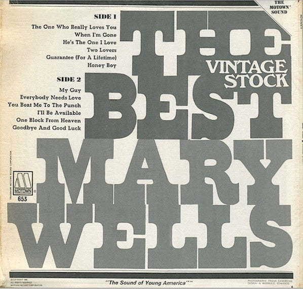 Mary Wells : Vintage Stock (LP, Comp)