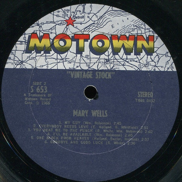 Mary Wells : Vintage Stock (LP, Comp)