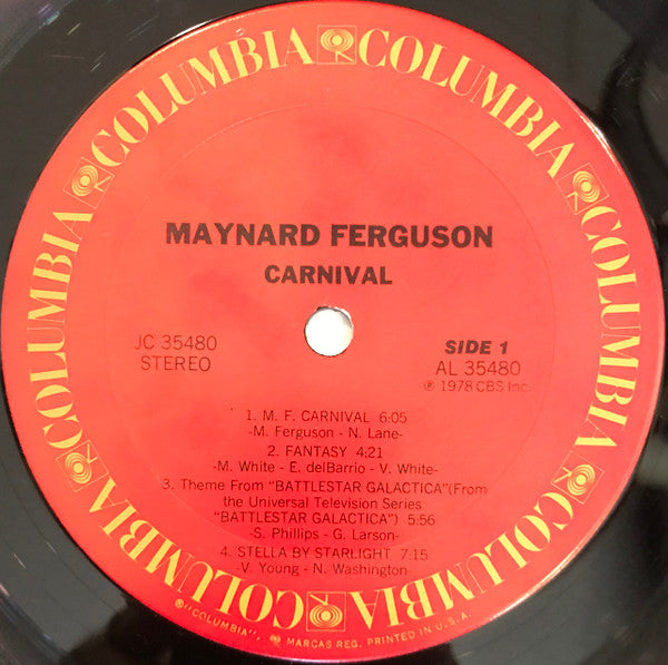 Maynard Ferguson : Carnival (LP, Album, Ter)
