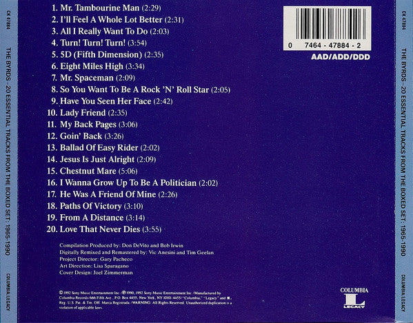 The Byrds : 20 Essential Tracks From The Boxed Set: 1965-1990 (CD, Comp, RM)