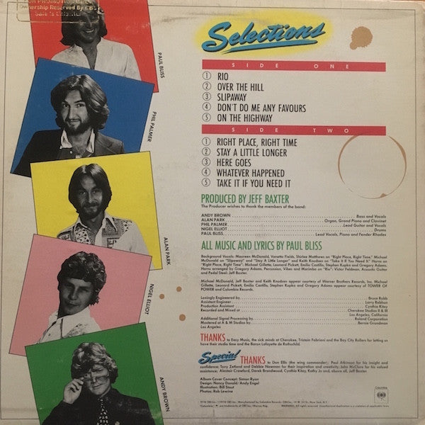 The Bliss Band : Dinner With Raoul (LP, Album, Promo, San)