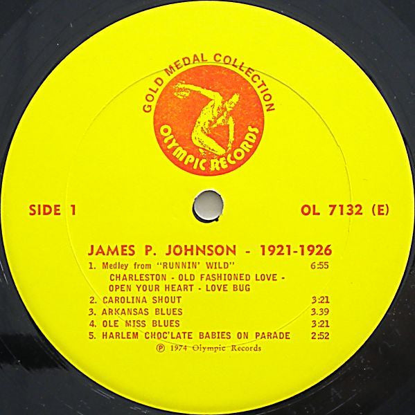 James Price Johnson : 1921-1926 (LP, Comp, Mono)