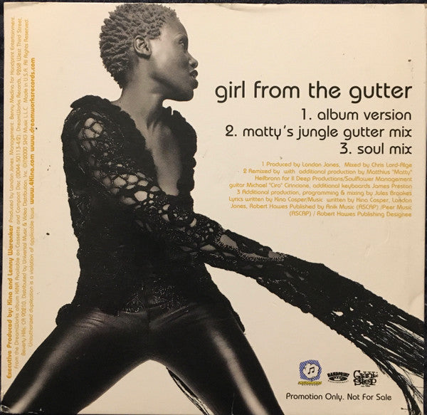 Kina : Girl From The Gutter (CD, Single, Promo)