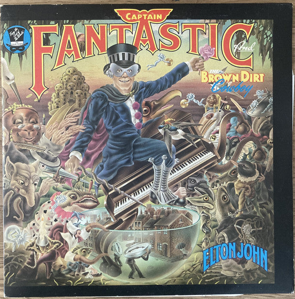 Elton John : Captain Fantastic And The Brown Dirt Cowboy (LP, Album, Gat)