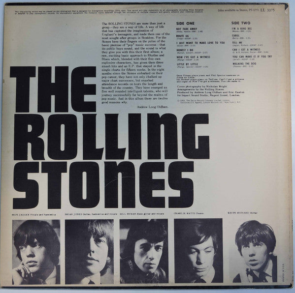 The Rolling Stones : The Rolling Stones (LP, Album, Mono)