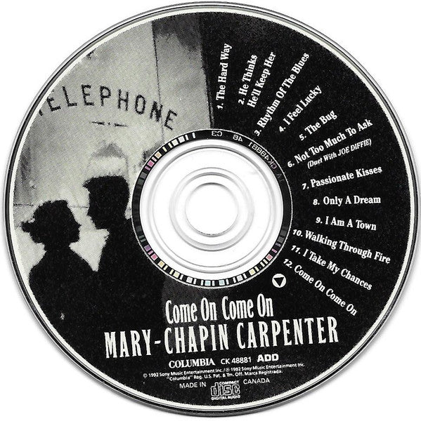 Mary Chapin Carpenter : Come On Come On (CD, Album)