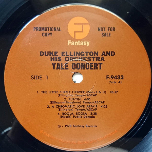 Duke Ellington And His Orchestra : Yale Concert (LP, Promo)