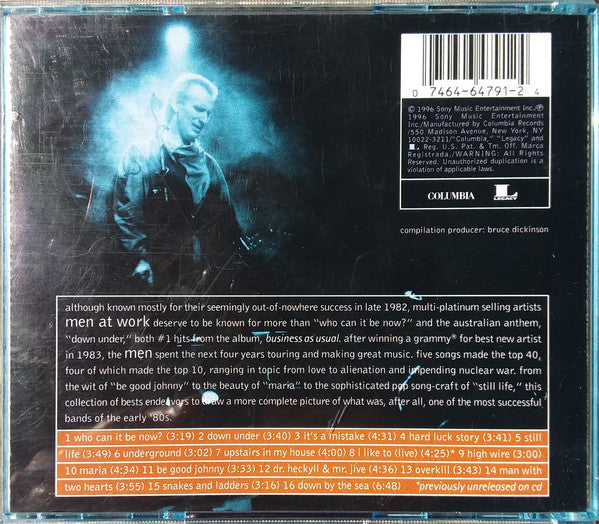 Men At Work : Contraband: The Best Of Men At Work (CD, Comp, M/Print, RE, Pit)