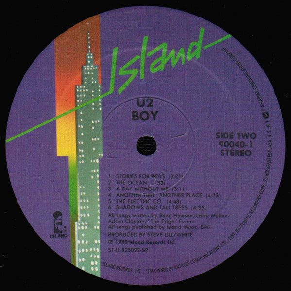 U2 : Boy (LP, Album, RE, SP )