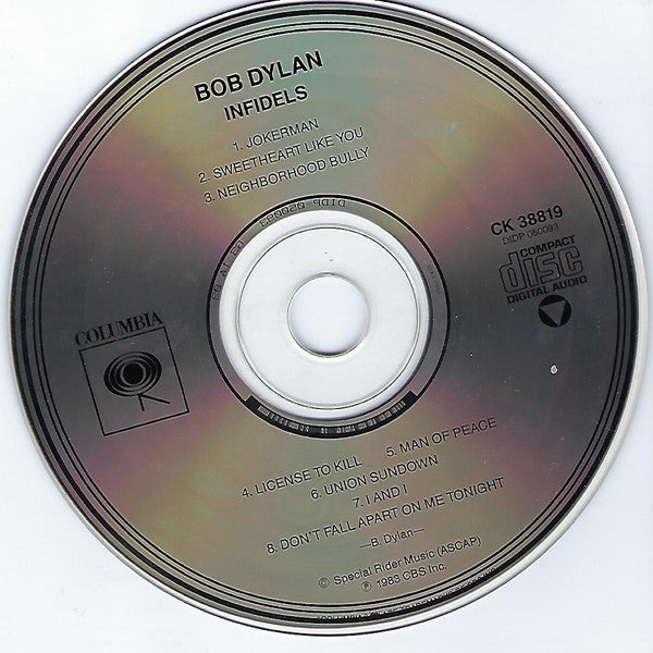 Bob Dylan : Infidels (CD, Album, RE)
