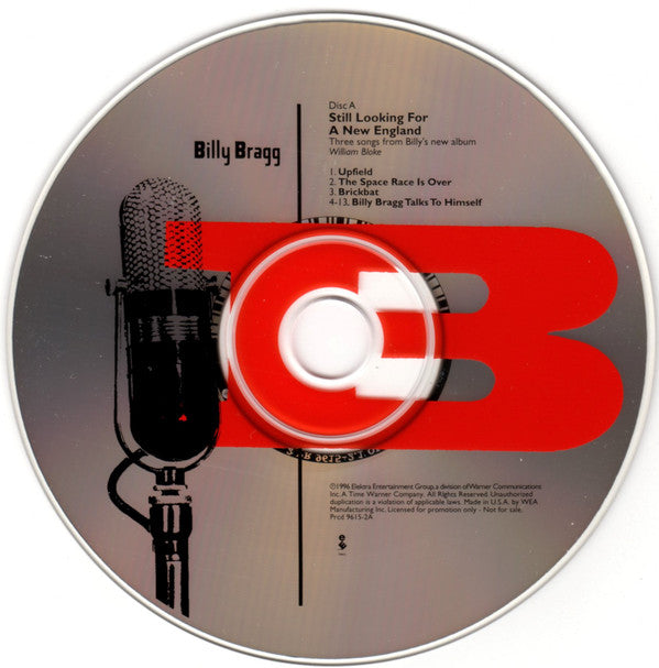 Billy Bragg : Still Looking For A New England (2xCD, Comp, Promo)