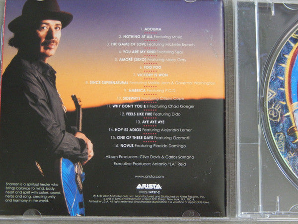 Santana : Shaman (CD, Album, Enh, Son)