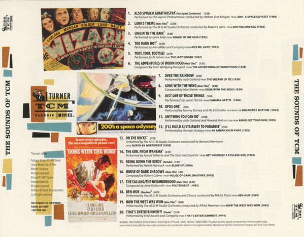 Various : The Sounds of TCM (CD, Comp, Promo)
