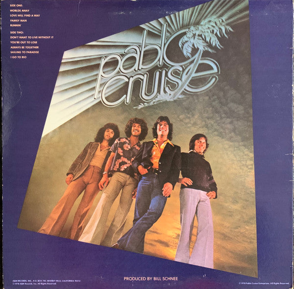 Pablo Cruise : Worlds Away (LP, Album, Mon)