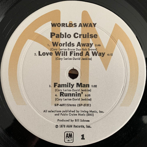 Pablo Cruise : Worlds Away (LP, Album, Mon)