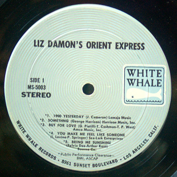 Liz Damon's Orient Express : Liz Damon's Orient Express (LP, Album, RE, Mon)