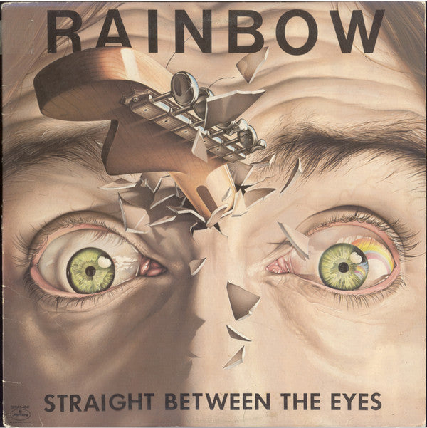 Rainbow : Straight Between The Eyes (LP, Album, Com)