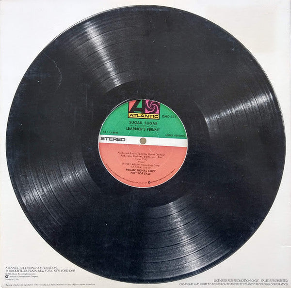 Learner's Permit : Sugar, Sugar (12", Promo, SP)