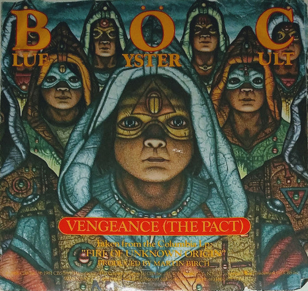Blue Öyster Cult : Burnin' For You (7", Single, Ter)