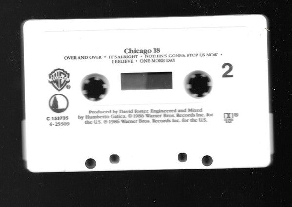 Chicago (2) : Chicago 18 (Cass, Album, Club, RCA)