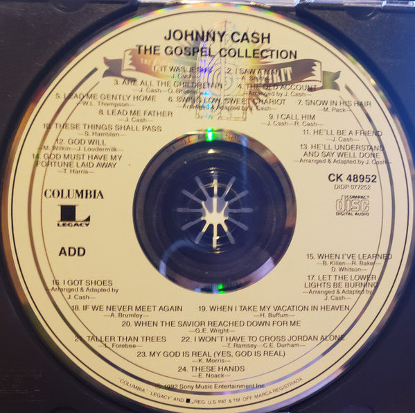 Johnny Cash : The Gospel Collection (CD, Comp)