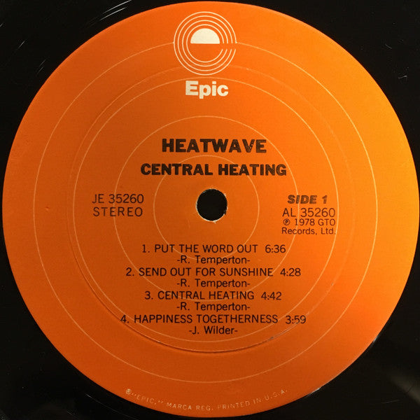 Heatwave : Central Heating (LP, Album, Ter)