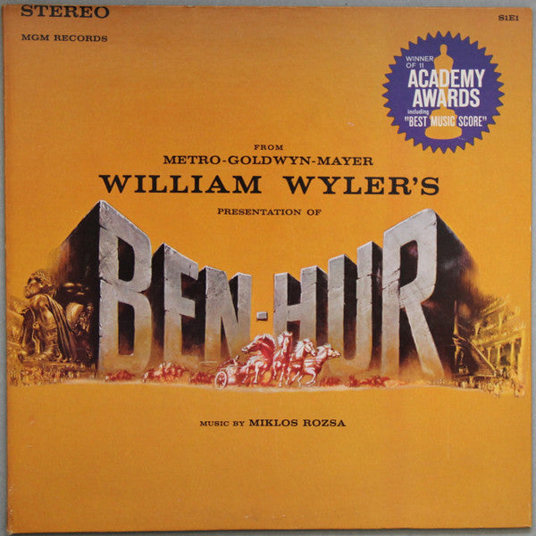 Miklos Rozsa* : Ben-Hur (LP, Album, RE, PRC)