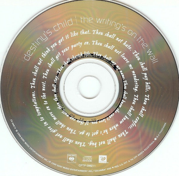 Destiny's Child : The Writing's On The Wall (CD, Album, Club)