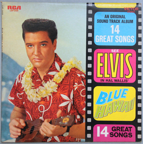 Elvis Presley : Blue Hawaii (LP, Album, RE, San)