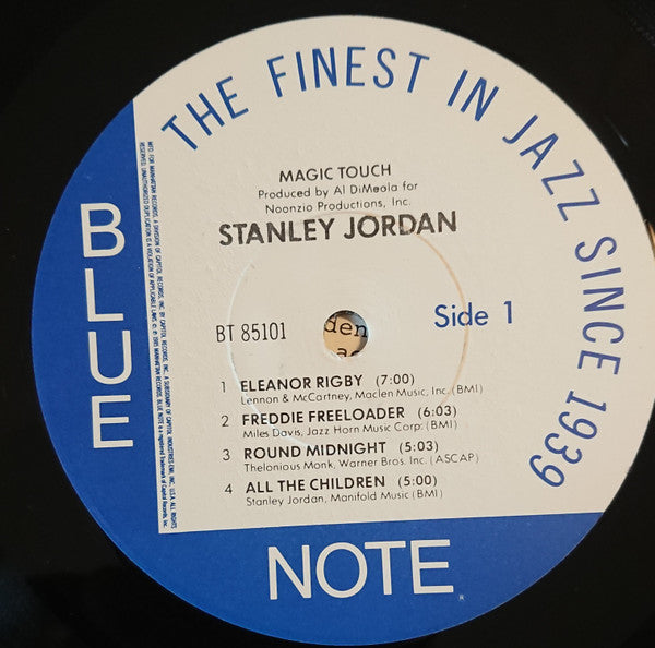 Stanley Jordan : Magic Touch (LP, Album, Jac)