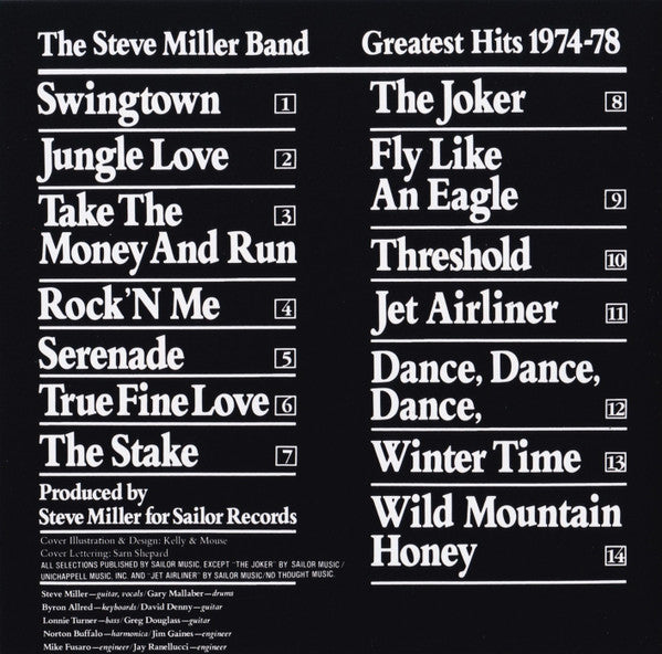 Steve Miller Band : Greatest Hits 1974-78 (CD, Comp, RE, Tec)