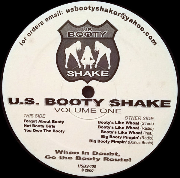 U.S. Booty Shake : U.S. Booty Shake Volume One (12")