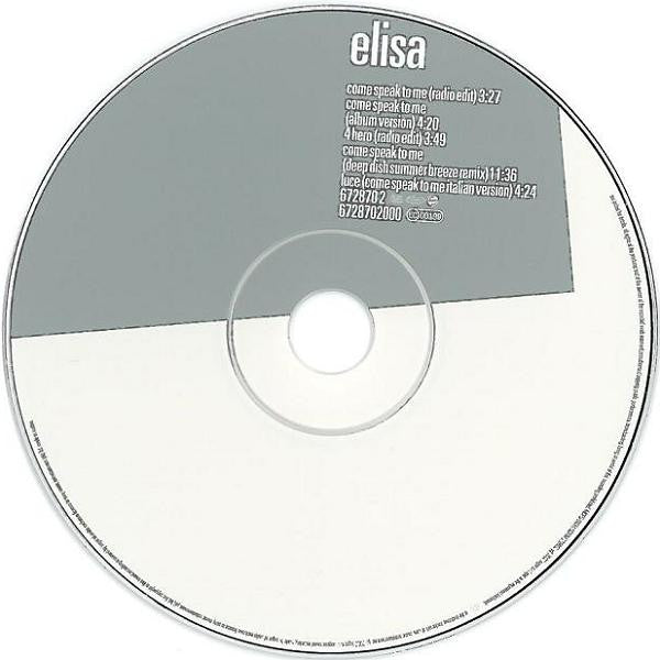 Elisa : Come Speak To Me (CD, Maxi)