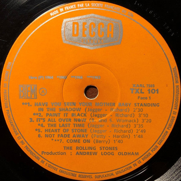 The Rolling Stones : Big Hits (High Tide And Green Grass) (LP, Comp, Mono, Gat)