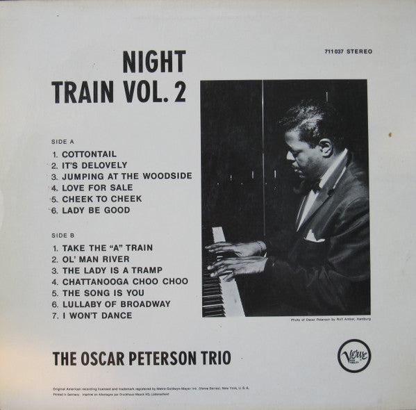 The Oscar Peterson Trio : Night Train Vol. 2 (LP, Comp, RE)