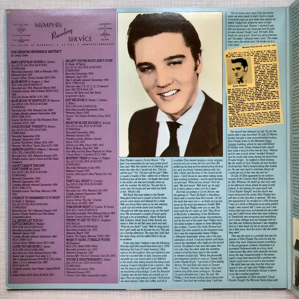 Elvis Presley : The Complete Sun Sessions (2xLP, Comp, RM)